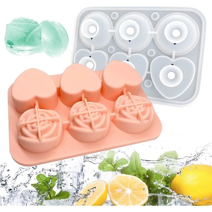 Lot de 10 glaçons carrés réutilisables