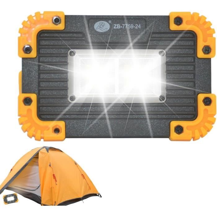 Lampe De Camping LED Télescopique Avec Trépied - Hauteur Réglable 70-180 Cm, 84 LEDs, Rechargeable USB, Pour Extérieur