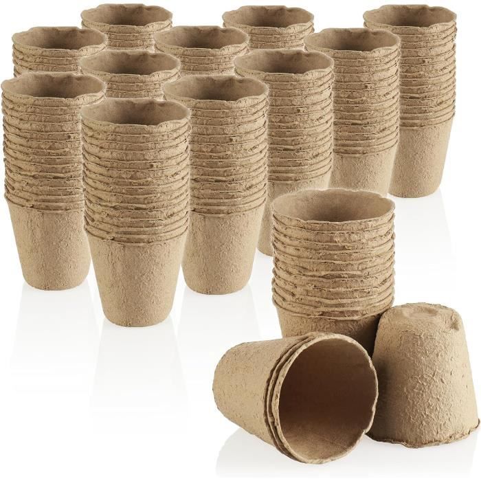 Set De 2 Serres D'intérieur Avec 48 Pots De Propagation – Bac 27x19x11 Cm – Pour Semis, Boutures Et Jeunes Plants