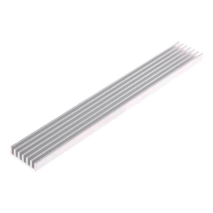 Dissipateur Thermique Aluminium 10x10x10mm Noir - Lot De 20 Radiateurs Électroniques Pour MOS IC Puce GPU