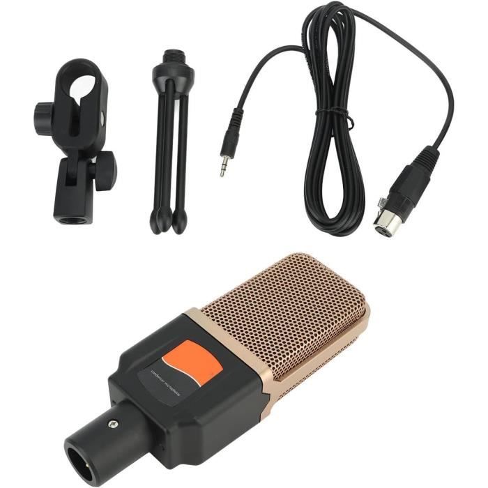 Microphone T'nB Cardioïde - Pack Complet Streaming - Bras Articulé, Bonnette, Filtre Anti-Pop