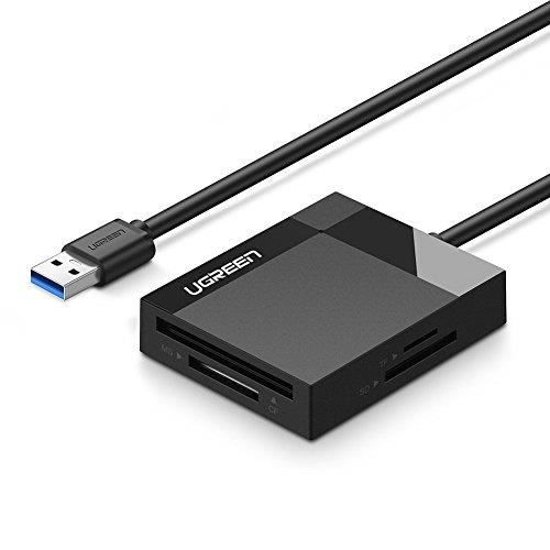 UGREEN USB 3.0 Lecteur de Carte Mémoire Card Reader SD Micro SD TF Memory Stick CompactFlash SDXC SDHC Micro SDXC Micro SDHC MMC - vue 2