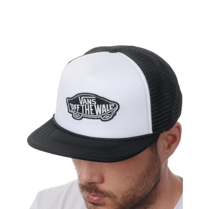 Casquette de camioneur Vans Classic Patch Blanc-Noir