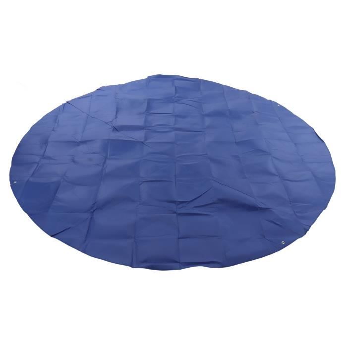 VidaXL Bâche De Piscine Ronde 500cm Gris Clair - Tapis De Sol Géotextile Protection Liner