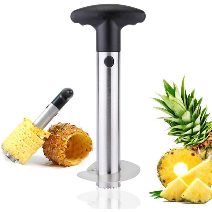 Voly Pineapple Cutter Eplucheur De Trancheuse De Carottier De Coupe D Ananas Outil De Coupe De Dissolvant De Tige De Trancheuse D A Cdiscount Maison