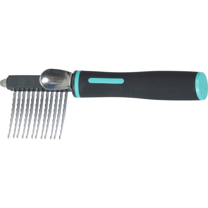 Peigne démêloir 19 cm 12 lames pour chien. - zolux