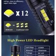 Ampoules H11 LED 12 cree Blanc Xenon phare Voiture Feux antibrouillard-1