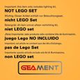GEAMENT Jeu De Lumieres pour Ghostbusters ecto 1 Modele en Blocs De Construction - Kit D'eclairage LED Compatible avec Lego 2-1