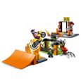 LEGO® 60293 City Stuntz L’Aire d’Entraînement des Cascadeurs, Rampes, Cage Araignées et Moto Rétrofriction-1