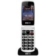 Téléphone portable à clapet Maxcom Comfort MM 824 - Noir - GSM - Services de messagerie SMS et MMS-1