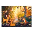Papier peint Pour enfants Animals in the Forest 100x70 cm - Papier peint panoramique - Intissé-1