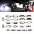 23 pièces Ampoules LED de voiture Ampoules LED automatiques Ampoules de voiture 50000 heures YES11-1