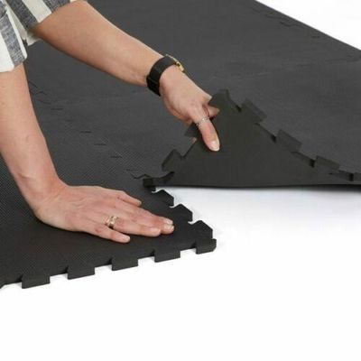 12 pièces de tapis d'exercice en mousse - Tapis de gym à