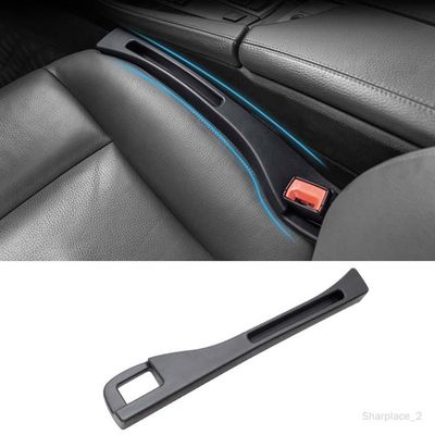 Remplisseur D'espace Siège Voiture QWORK - 2 Pièces, Cuir PU, Universel Pour Voiture, SUV, Camion