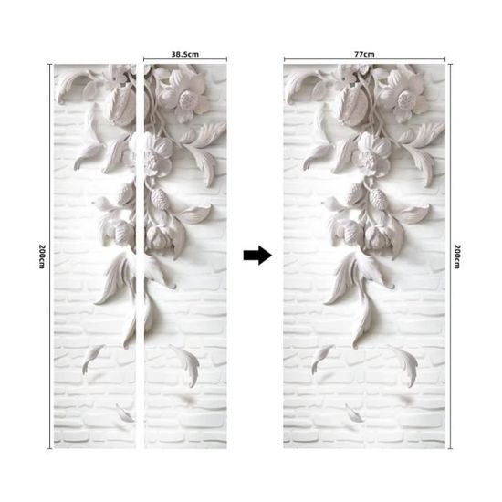 Stickers De Porte, Autocollants De Porte Art 3D Porte Paysage Coucher