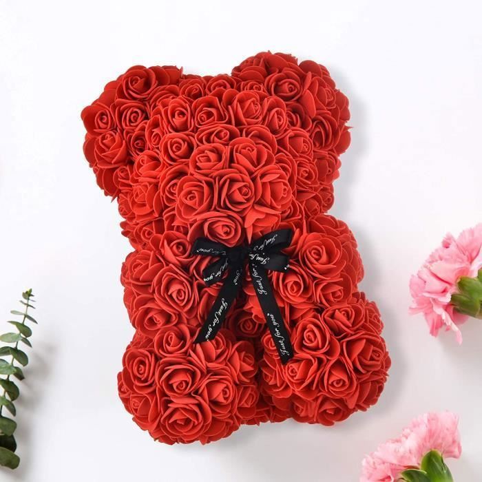 Ours en peluche fleur on sale