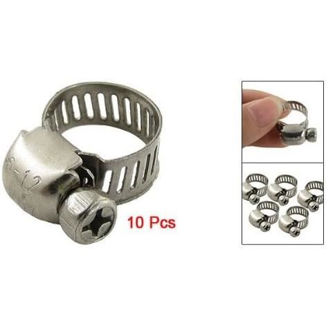 Lot De 10 Colliers De Fixation En U Acier Inox 304 - Pour Tube De 12mm, Entraxe 26mm