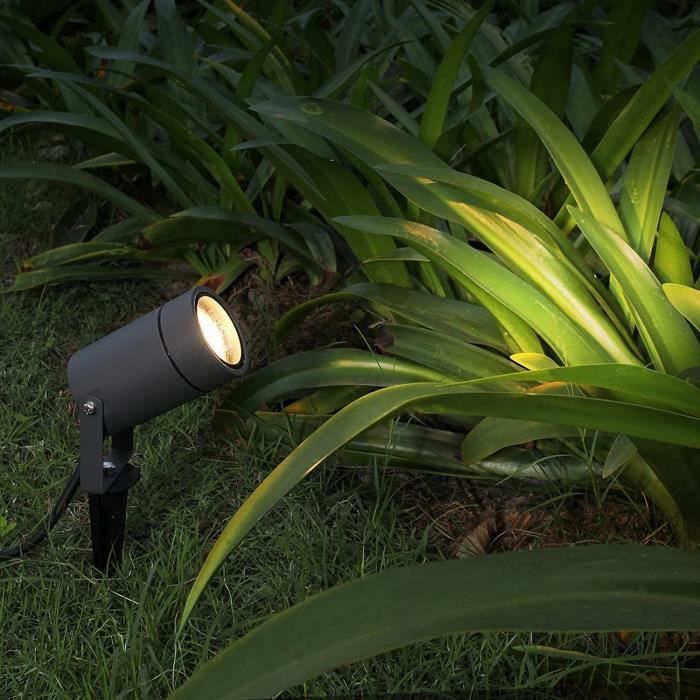 Lampe de jardin GU10 avec piquet extérieur spot extérieur spot de jardin au  sol IP65 spot