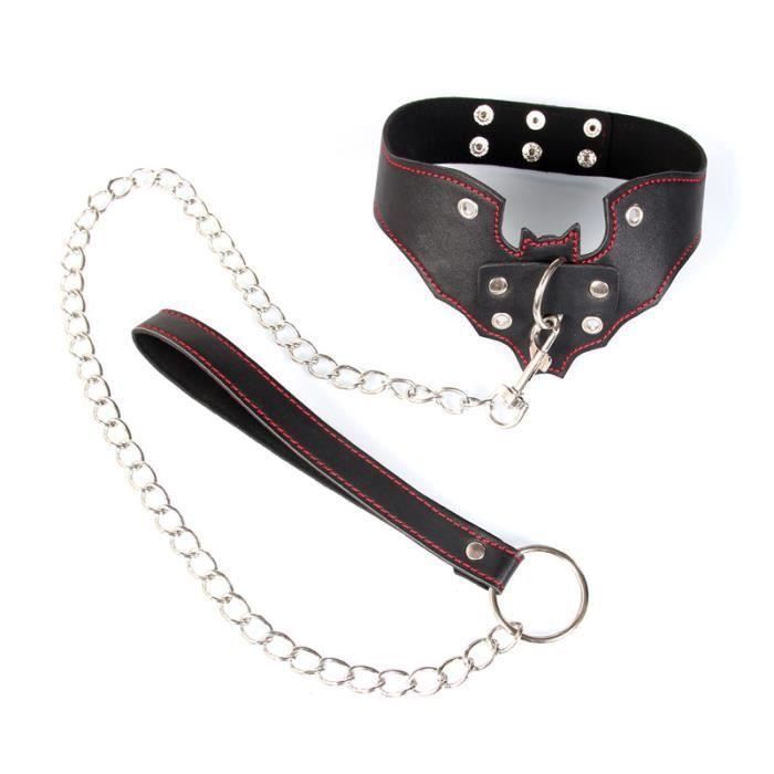 BDSM-set: collier, menottes, Clips, Kit soumis au vandalisme des nouveautés  exotiques de californie, noir-rouge