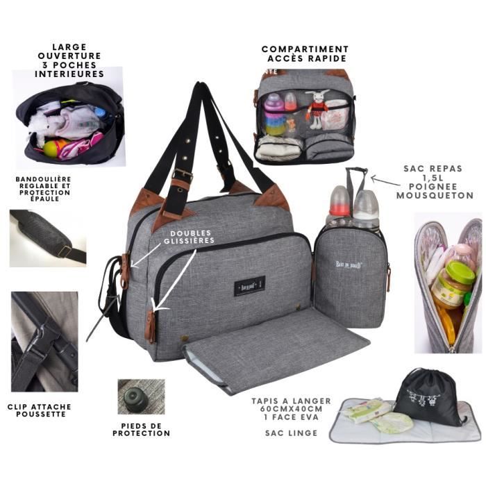 Attache sac outlet a langer