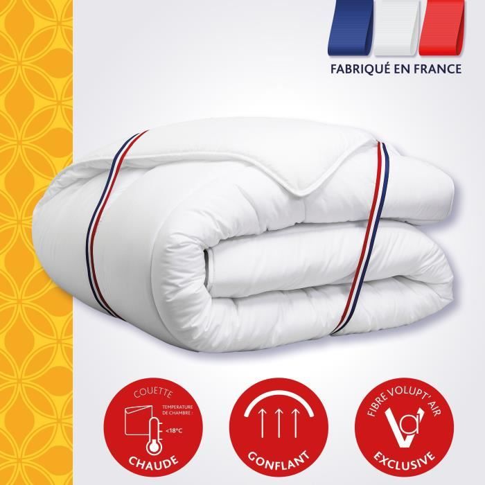 Couette Tempérée DODO Lin'Fini 240x260cm - Éco-Responsable Produit De L'Année 2023 - Lit 2 Personnes