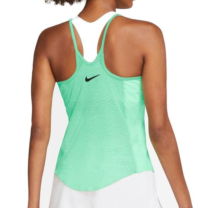 Debardeur Femme Nike Run Dvn Vert Coupe slim Sans manches Green Cdiscount Pret a Porter