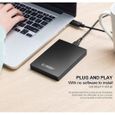 Disque Dur Externe Portable  " 500Go USB3.0 SATA, Stockage HDD pour PC, Mac, MacBook, Chromebook, Xbox One, Xbox 360, PS4, PS4 Pro,-2