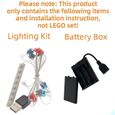GEAMENT Jeu De Lumieres pour Ghostbusters ecto 1 Modele en Blocs De Construction - Kit D'eclairage LED Compatible avec Lego 2-2