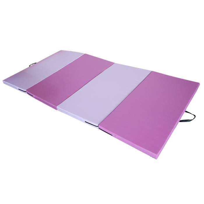 RUII Tapis de Sol pour Gymnastique Epais Matelas Gymnastique Pliable Anti  Derapant, 240 x 120 x 5 cm, Rose et violet - Cdiscount Sport
