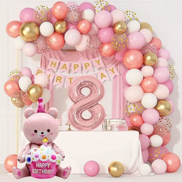 Ballon numéro 8 décoration de fête d'anniversaire, pièce maîtresse de ballon  de fête d'anniversaire, décorations de fête -  Canada