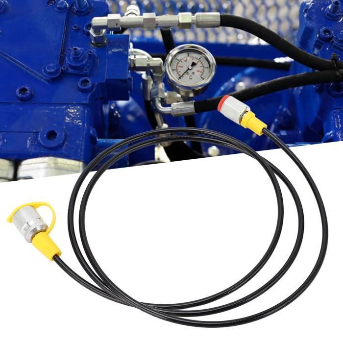 Kit D'essai De Pression Hydraulique FTPRESS - 5 Manomètres (jusqu'à 600 Bar), 13 Raccords, 14 Connecteurs