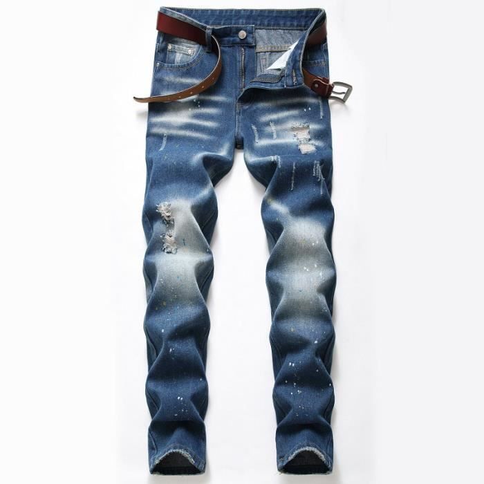 Pantalon jean dechiré deals