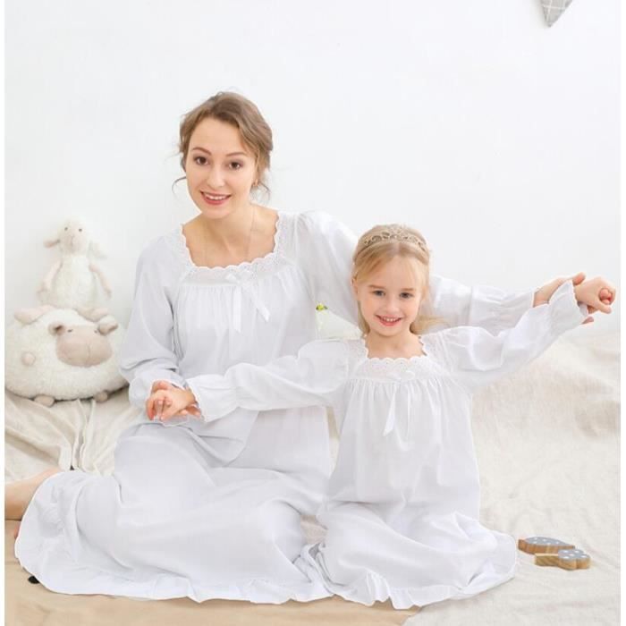 Robe blanche sales mere fille