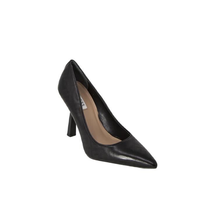 GUESS Escarpin Femme Noir Cuir GA184