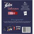 FELIX Tendres Effilés en Gelée Délicieux Duos Viandes Poissons - 24 x 85 g - Sachets fraîcheur pour chat adulte-3