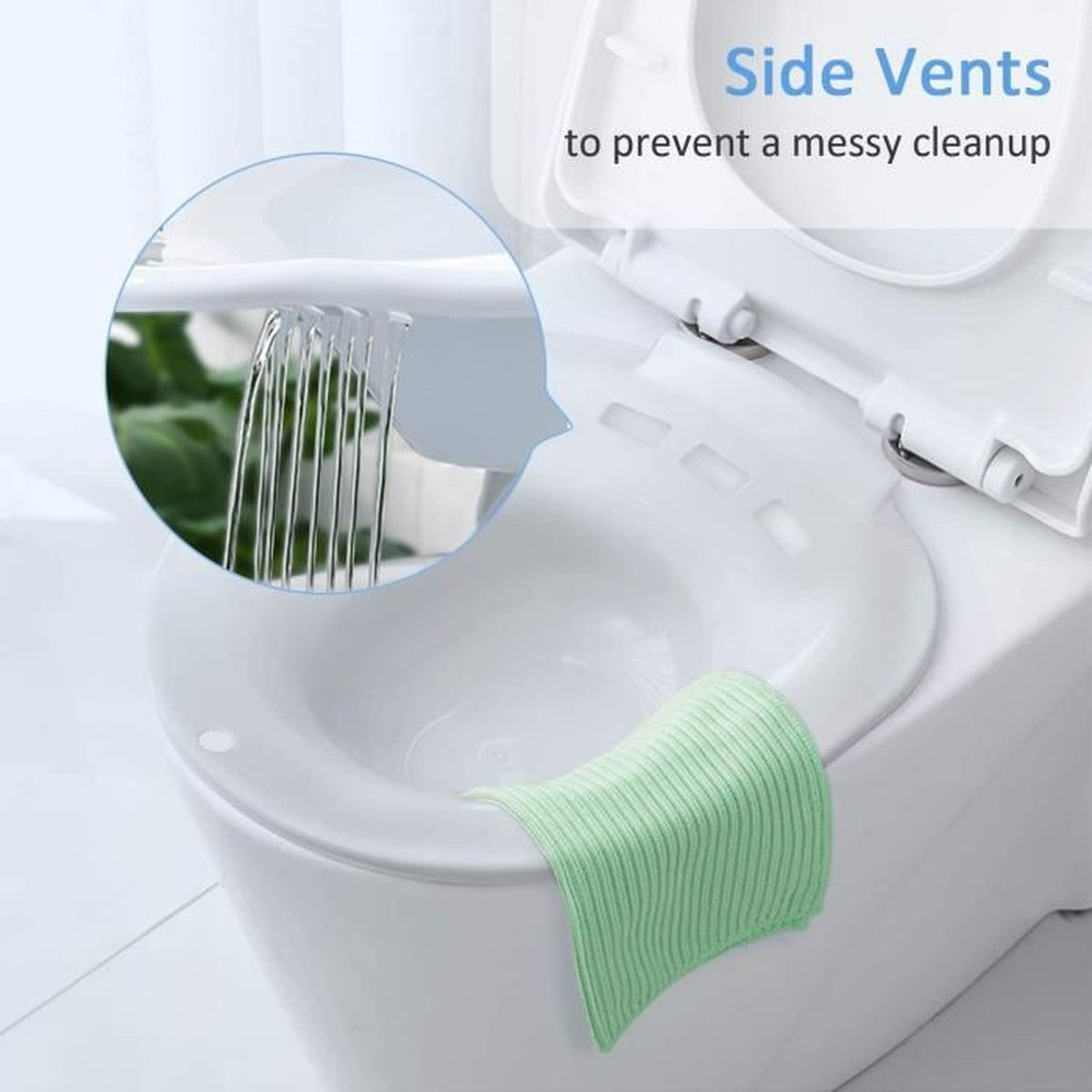 Bains De Siege Pour Toilettes Bassin De Bain Portable Pour Traitement Des Hemorroides Soins Post Partum Femmes Enceintes Cdiscount Au Quotidien