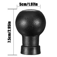 Pommeau De Levier De Vitesses 5 Vitesses Pour Suzuki Swift, SX4, Alto – Noir | Remplacement Direct, Design Sportif