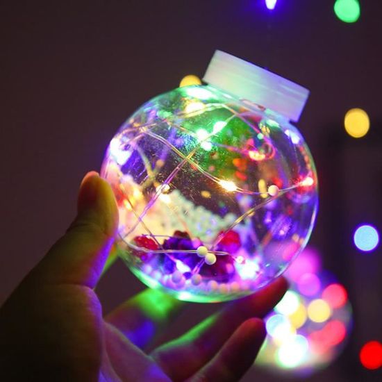 GUIRLANDE LUMINEUSE,Silver ball-3M 20LED-Warm--Guirlande lumineuse boule  marocaine à lumière LED, décoration de noël, pour chambre'e - Cdiscount  Maison