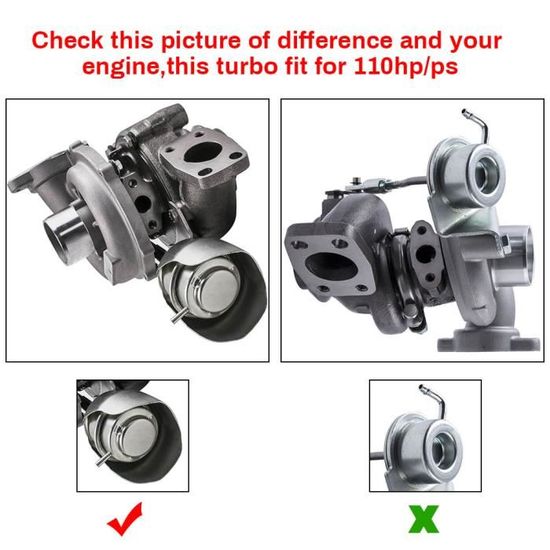 Géométre Varable Turbo PEUGEOT 1.6 HD 110 753420 740821 740611 - Foto 13