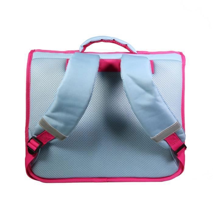 BAGTROTTER Cartable 38 cm Lili Lou Rose Bleu et rose Cdiscount