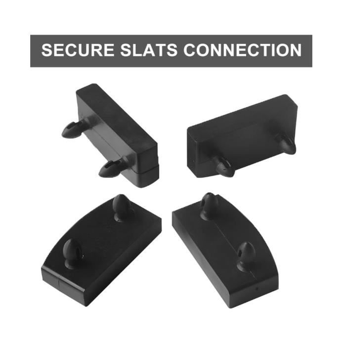 Generisch Wiedergutschlafen Lot De 10 Capuchons Pour Fixation De Lattes Dans Le Sommier à Lattes (135 _ 63 X 18 X 9 Mm