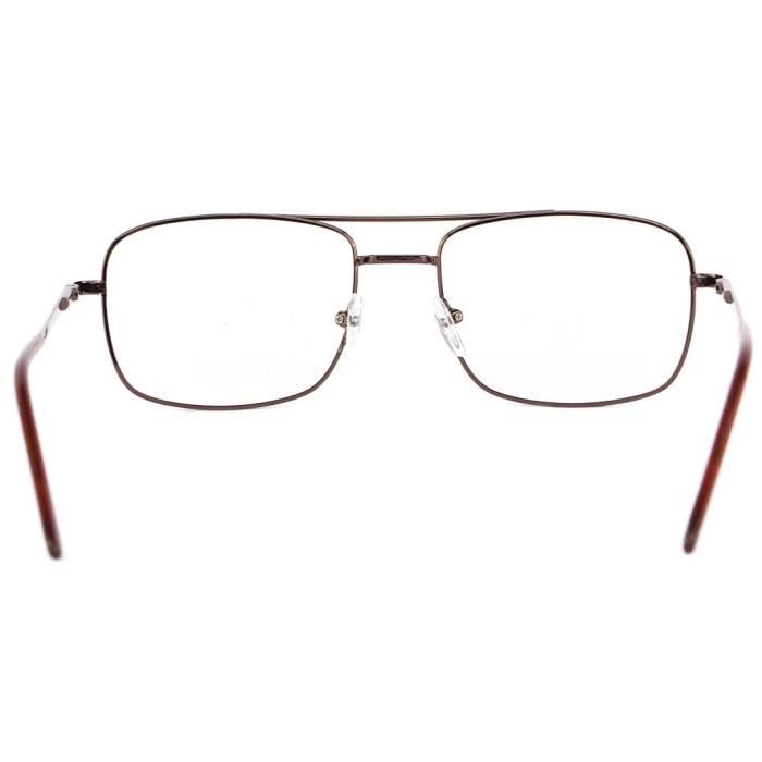 Lunette loupe Homme monture m tal l g re grand verre 2 5