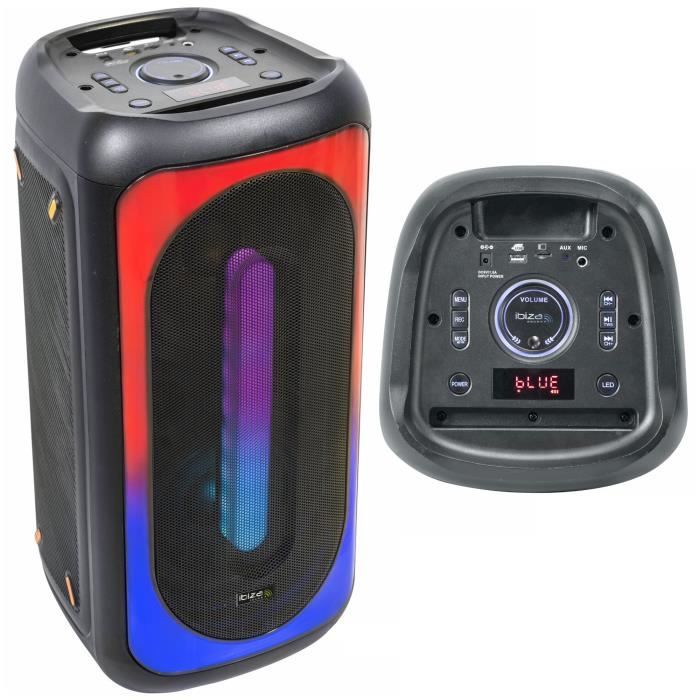 Enceinte USB Bluetooth TWS sur Batterie 500W Ibiza Sound MERCURE50 -  Cdiscount TV Son Photo