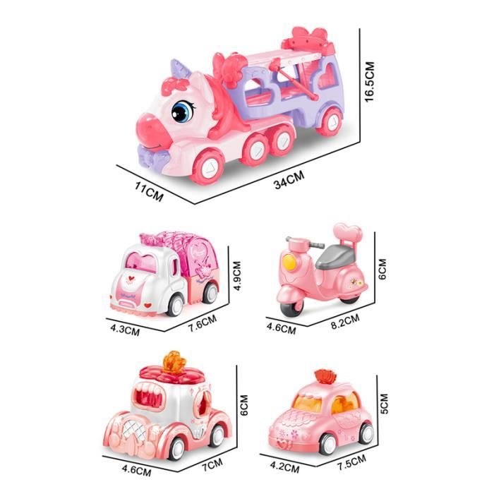 Camion de Transport Voiture Enfant avec 6 Petite Voiture,15 Panneaux Route,  Cadeau Camion Jouet pour 3 4 5 Ans Garcon - Cdiscount Jeux - Jouets