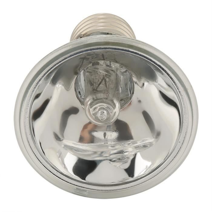 E27 220V Halogen Basking Light Bulb For Reptiles - Choose From 25W, 50W, 75W, Or 100W - UVA Heat Lamp For Lizards, Snakes 4 thumbnail image