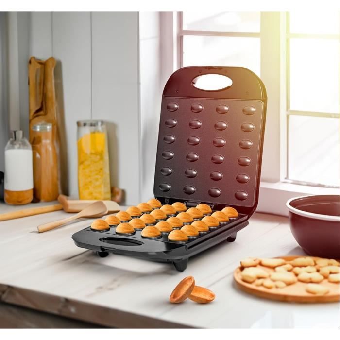 Machine à Biscuits Oreshki - Moule Pour Gâteaux Aux Noix, 16 Cavités - En Alliage D'aluminium Antiadhésif