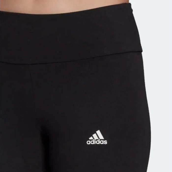 Leggings de running pour femme - ADIDAS - Noir/Blanc - Taille haute -  Respirant - Cdiscount Sport