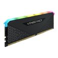 Mémoire RAM - CORSAIR - Vengeance RGB RS DDR4 - 16GB 1x16GB DIMM - Unbuffered - 3600 MHz  - 1.35V - Noir (CMG16GX4M1D3600C)-0