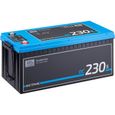 ECTIVE EDC230SG Batterie Décharge Lente Deep Cycle 12V 230Ah GEL avec écran LCD marine, moteur electrique bateau, camping car-0