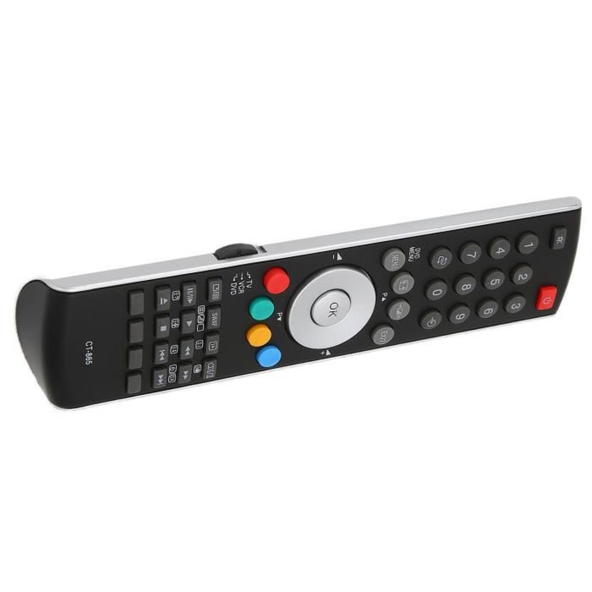 Télécommande De Remplacement SHWRMC0133 Pour Téléviseurs Sharp Aquos - Compatible Nombreux Modèles Smart TV 32BI6EA, 40BL5EA, Etc. - Infrarouge, Portée 10 M
